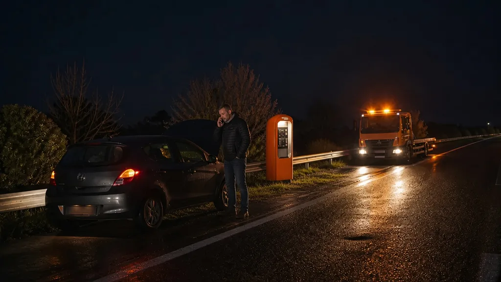 Appel depuis une bande d’arrêt : quand contacter une plateforme ou une équipe locale ornaise